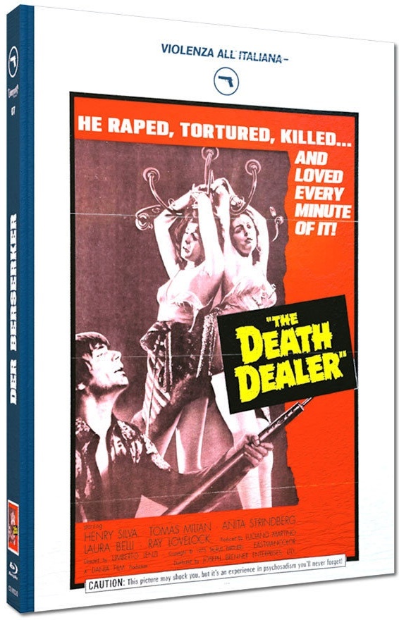 Der Berserker - The Death Dealer (1974) Cover D, Violenza All'Italiana Collection, Édition Limitée, Mediabook