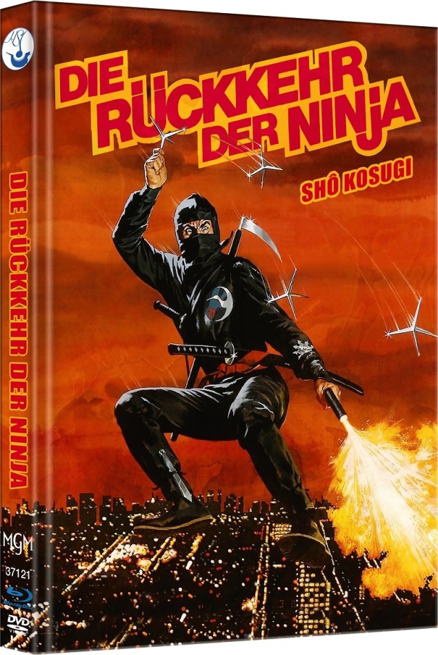 Die Rückkehr der Ninja - Ninja 2 (1983) Cover C, Limited Edition, Mediabook, Blu-ray + DVD