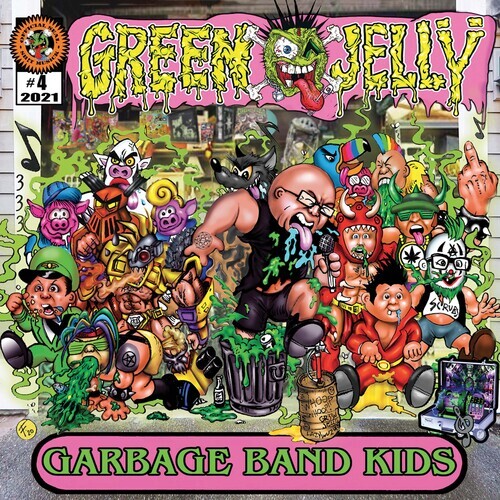 Green Jelly - Garbage Band Kids 2021 Reissue, Cleopatra, Deluxe Edition, Yellow/Green Splatter Vinyl, LP