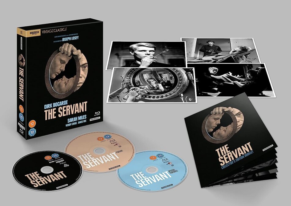 The Servant (1963) Vintage Classics, Collector's Edition, 4K Ultra HD + 2 Blu-rays