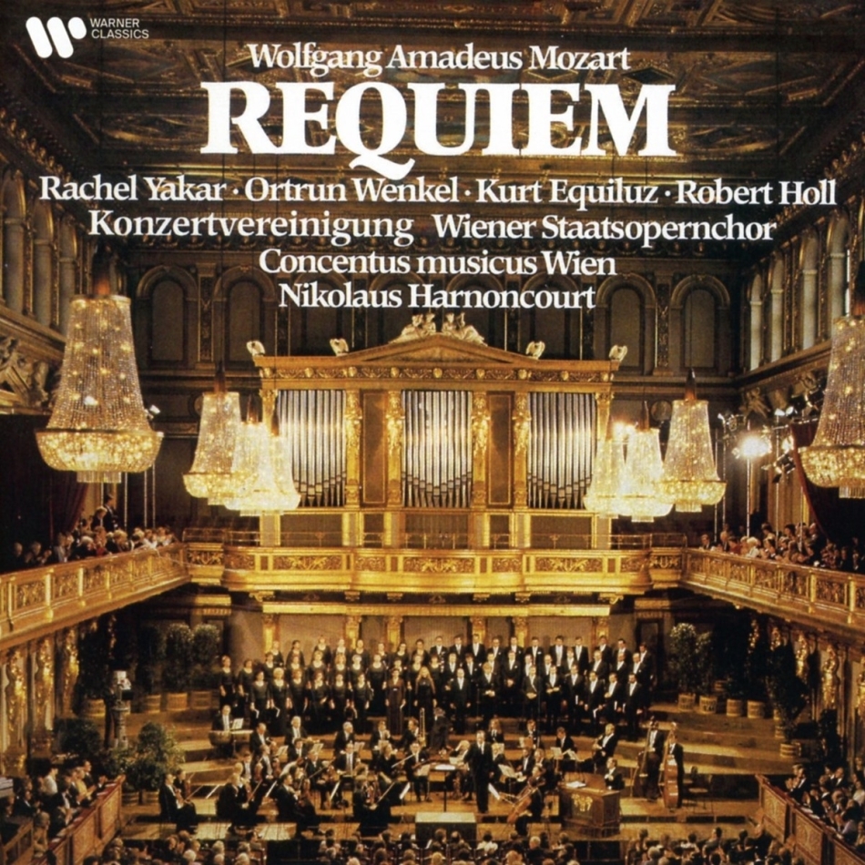 Wolfgang Amadeus Mozart (1756-1791), Nikolaus Harnoncourt & Concentus Musicus Wien - Requiem 2021 Reissue, Warner Classics