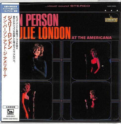 Julie London - In Person At The Americana 2021 Reissue, Japanese Mini-LP Sleeve, Japan Edition, Édition Limitée