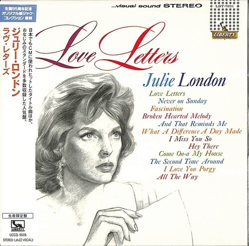 Julie London - Love Letters 2021 Reissue, Japanese Mini-LP Sleeve, Japan Edition, Édition Limitée