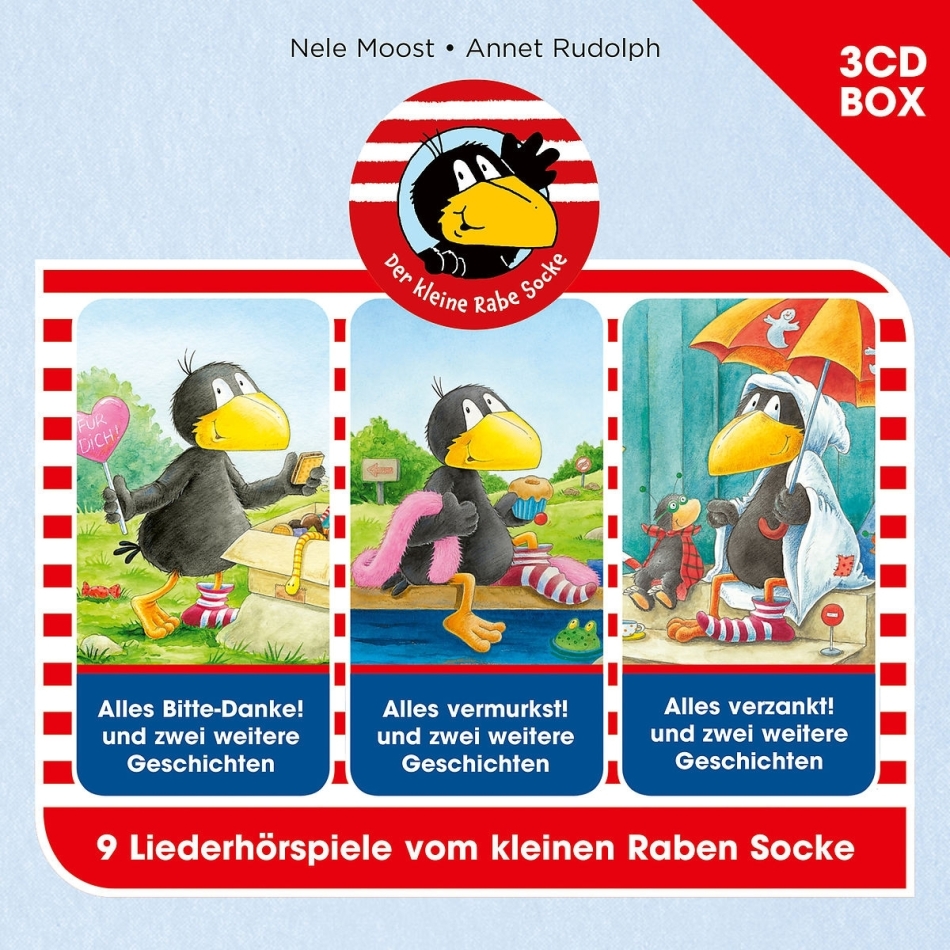 Der Kleine Rabe Socke - Der Kleine Rabe Socke Hörspielbox Vol. 3 3 CDs