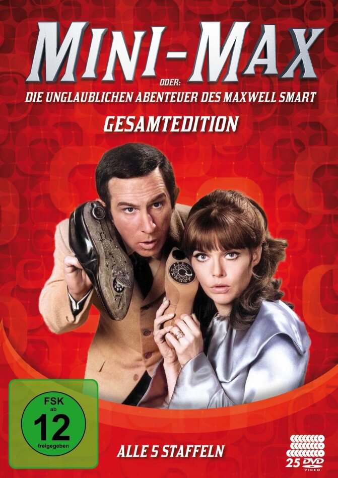 Mini-Max oder die unglaublichen Abenteuer des Maxwell Smart Fernsehjuwelen, Complete box, 25 DVDs