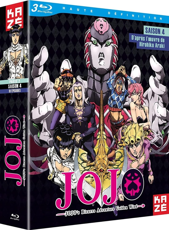 JoJo's Bizarre Adventure - Saison 4 - Partie 2 : Golden Wind 3 Blu-ray