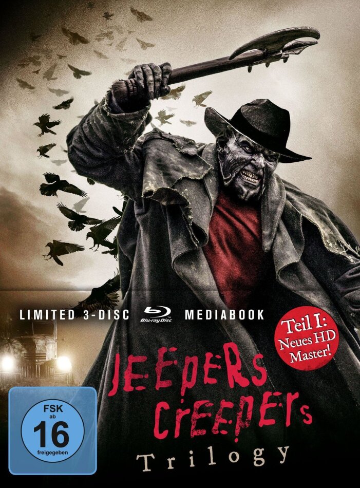 Jeepers Creepers Trilogy Limited Edition, Mediabook, 3 Blu-rays