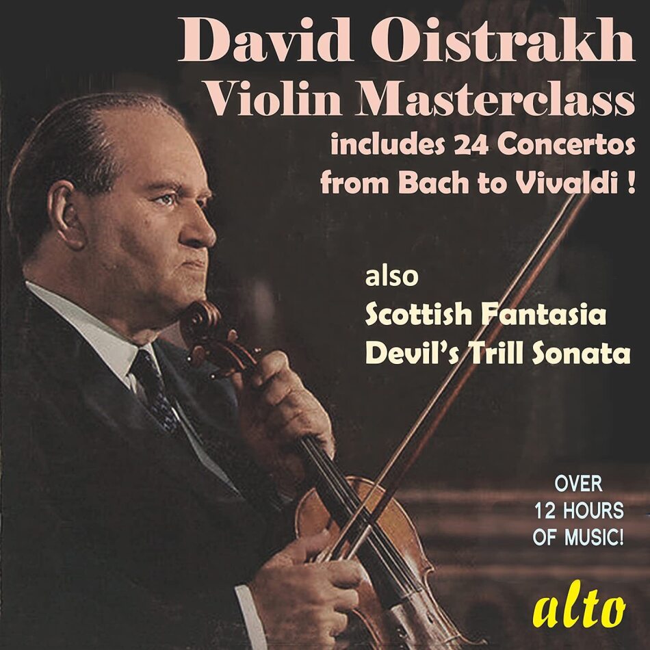 David Oistrakh - Violin Masterclass 24 Concertos From Bach To Vivaldi