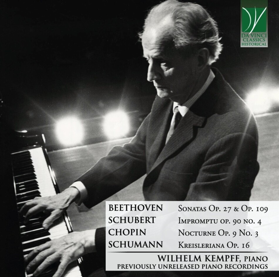 Ludwig van Beethoven (1770-1827), Franz Schubert (1797-1828), Frédéric Chopin (1810-1849), Robert Schumann (1810-1856) & Wilhelm Kempff - Beethoven, Chopin, Schubert, Schumann - Previously Unreleased Piano Music