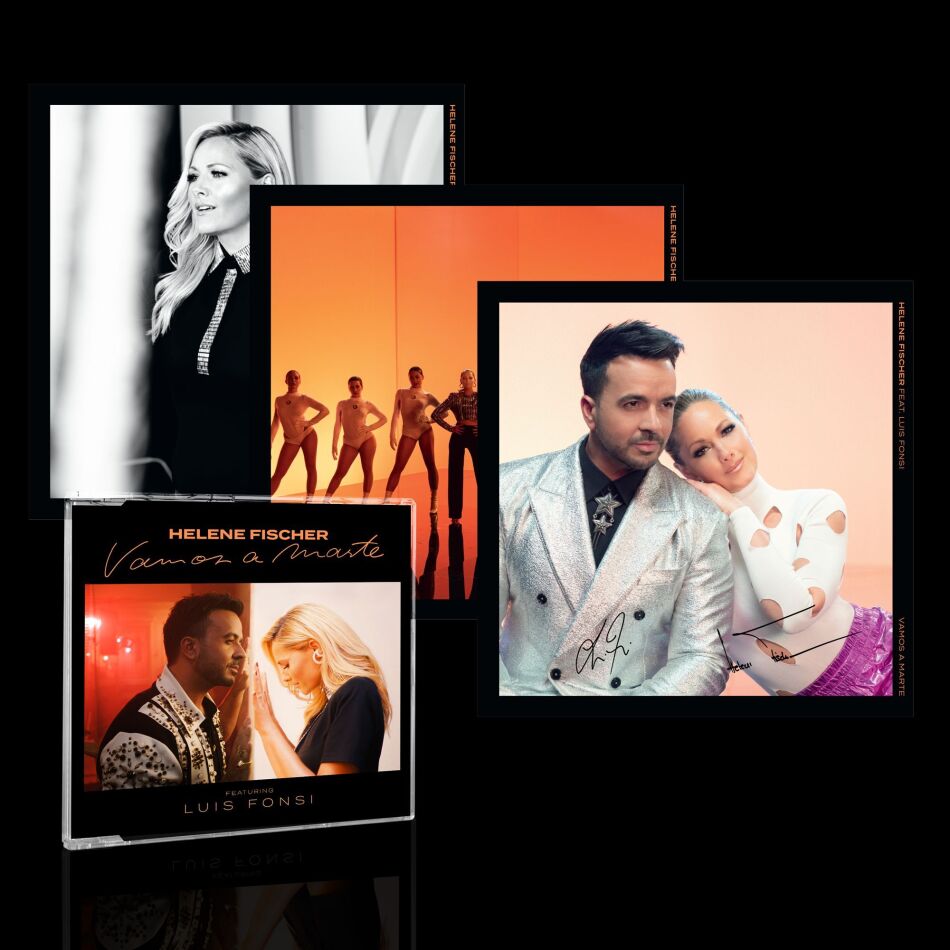 Helene Fischer feat. Luis Fonsi - Vamos a Marte CD Single, + 3 Artprints, Box