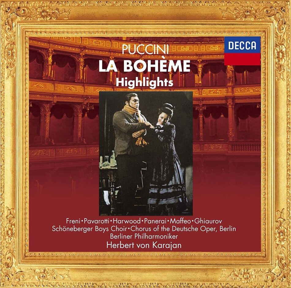 Herbert von Karajan, Giacomo Puccini (1858-1924), Mirella Freni, Luciano Pavarotti & Berliner Philharmoniker - La Boheme - Highlights Japan Edition