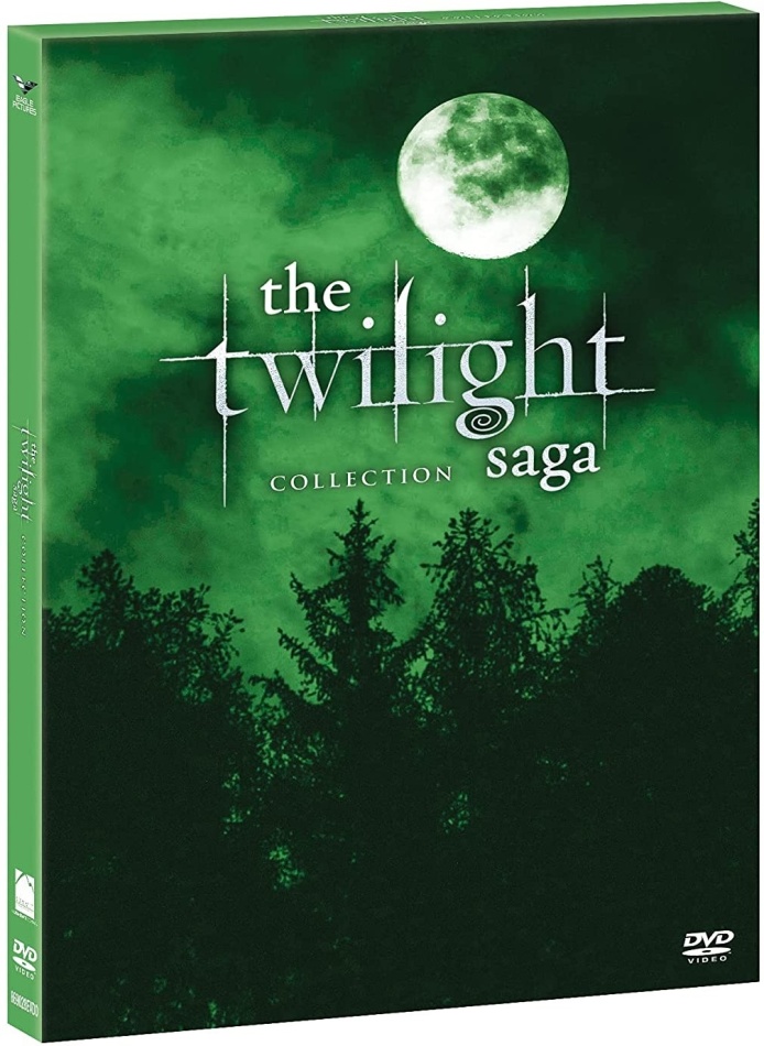 The Twilight Saga Collection - Twilight 1-5 Green Box Collection, 5 DVDs
