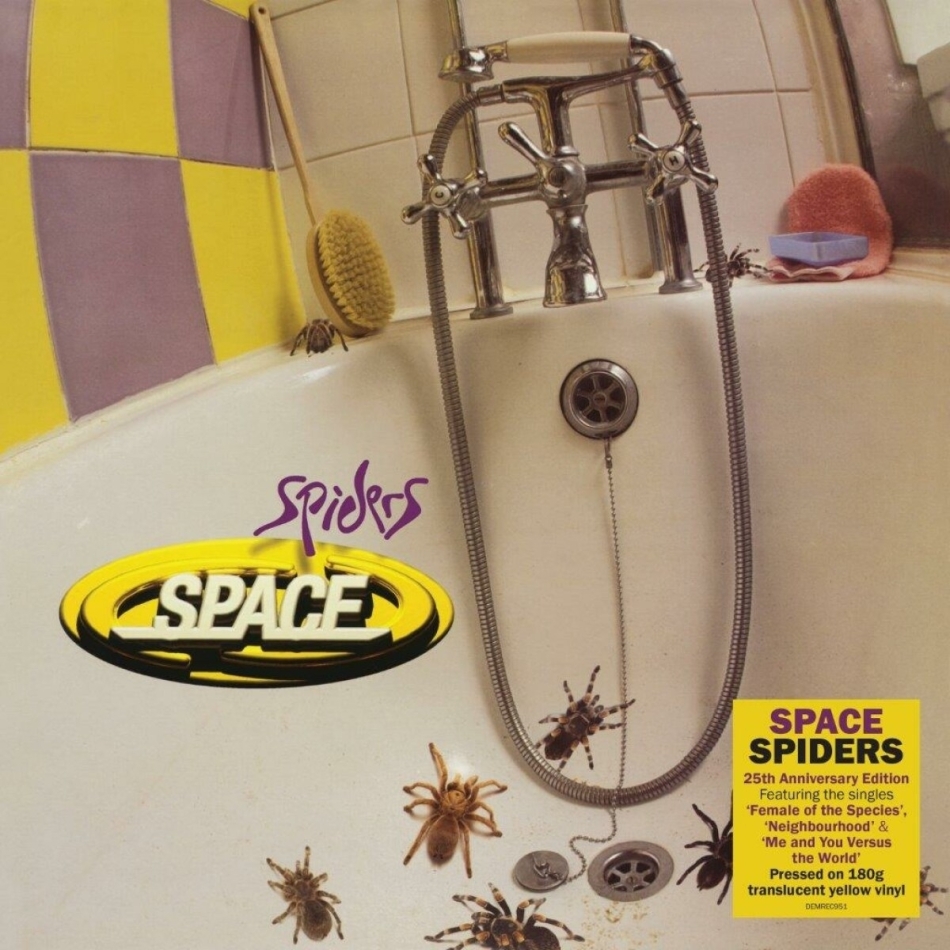 Space - Spiders Demon Records, 25th Anniversary Edition, Yellow Vinyl, LP