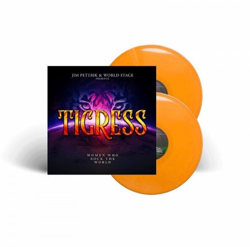 Jim Peterik (Survivor) & World Stage - Tigress - Women Who Rock The World Limited Edition, Orange Vinyl, 2 LPs