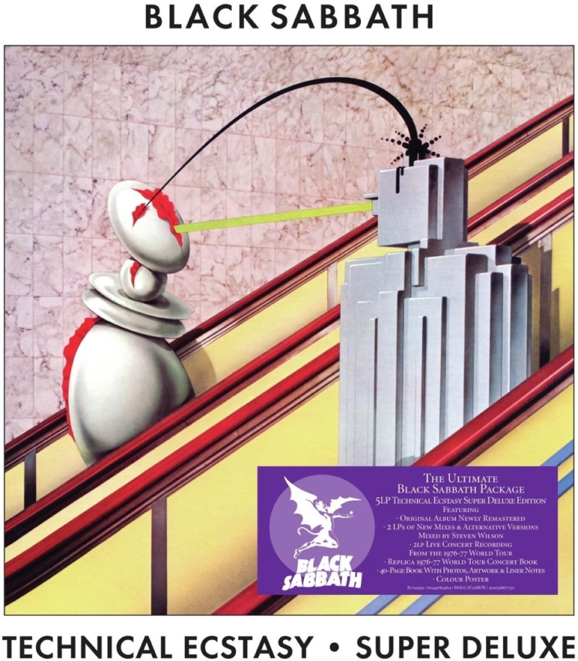 Black Sabbath - Technical Ecstasy 2021 Reissue, Super Deluxe, 5 LPs