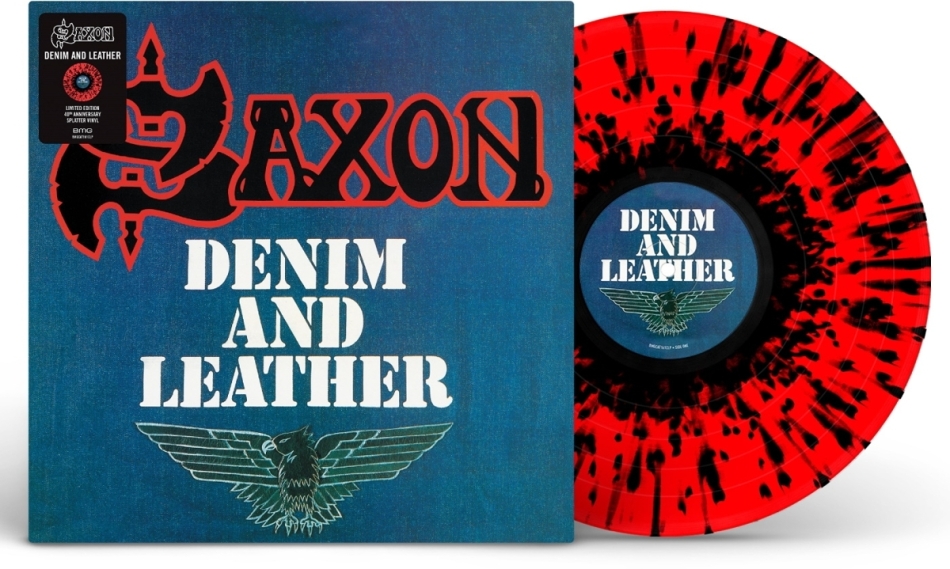 Saxon - Denim & Leather 2021 Reissue, Edizione 40° Anniversario, Colored, LP