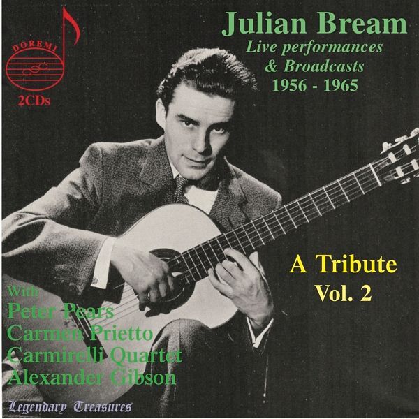 Peter Pears, Carmirelli Quartet, Josquin Desprez (1440-1521), Anthony Holborne (1565-1602), John Dowland (1563-1626), … - Julian Bream Vol. 2 2 CD