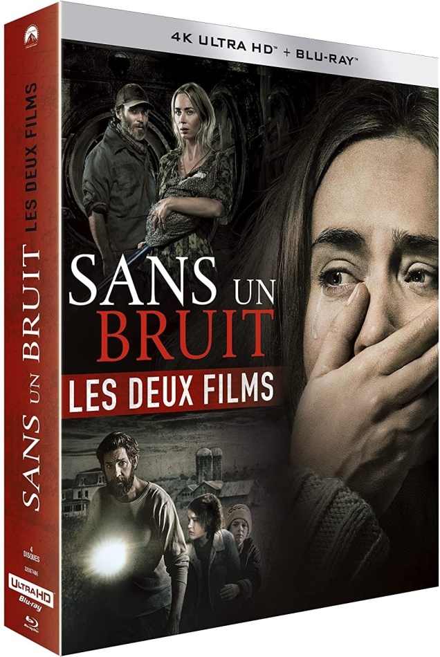 Sans un Bruit 1+2 - Les deux films 2 4K Ultra HDs + 2 Blu-ray
