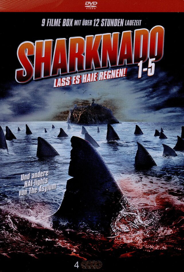 Sharknado 1-5 Metallbox, Limited Edition, 4 DVDs