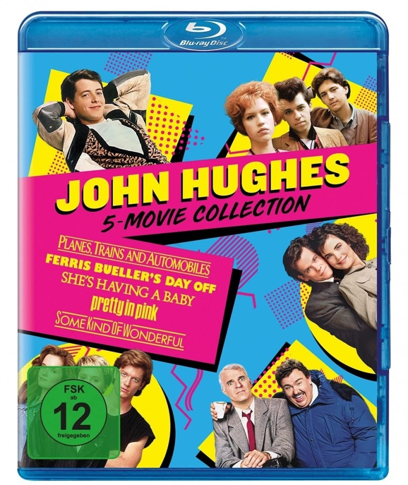 John Hughes 5-Movie Collection - Ein Ticket für Zwei / Ferris macht blau / She's having a baby / Pretty in Pink / Ist sie nicht wunderbar 5 Blu-rays