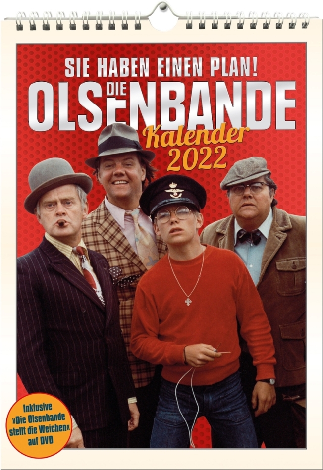 Die Olsenbande - Die Olsenbande stellt die Weichen + Kalender 2022