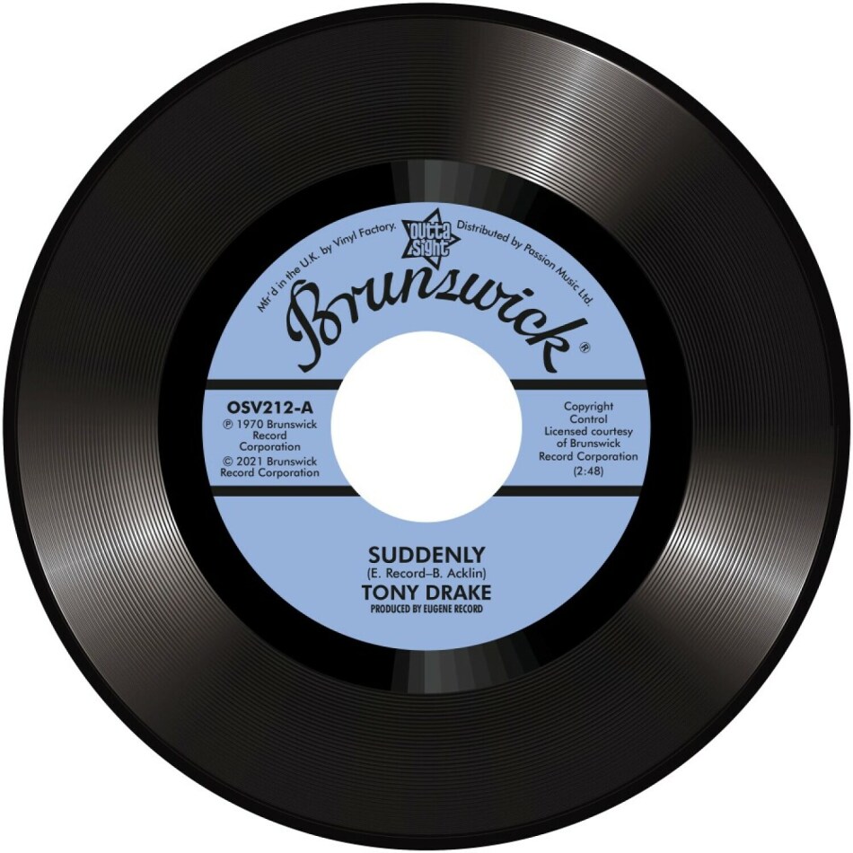 Gene Chandler & Tony Drake - Suddenly/My Baby's Gone 2021 Reissue, 7" Single