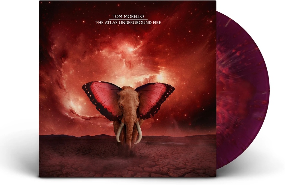 Tom Morello (Rage Against The Machine, Prophets Of Rage, Nightwatchman) - The Atlas Underground Fire Orange Splatter Vinyl, 2 LPs
