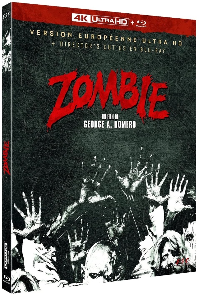 Zombie - Version Européenne Ultra + Director's Cut US en Blu-ray (1978) 4K Ultra HD + Blu-ray