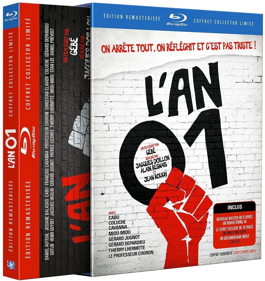 L'an 01 (1972) Limited Collector's Edition, Remastered, 2 Blu-rays