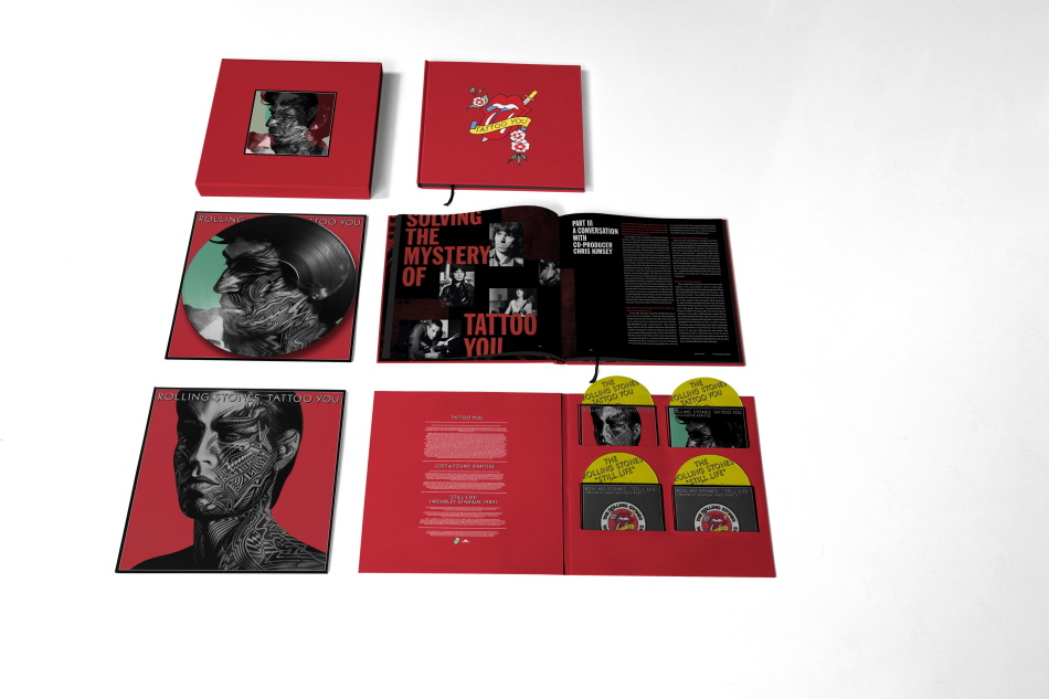 The Rolling Stones - Tattoo You 2021 Reissue, Boxset, 40th Anniversary Edition, Remastered, Picture Disc, 4 CDs + LP