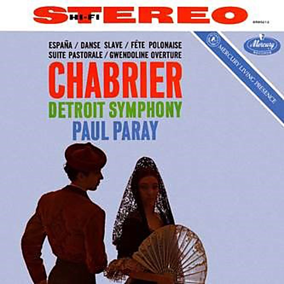 Paul Paray (1886-1979) & Detroit Symphony Orchestra - Music Of Chabrier LP