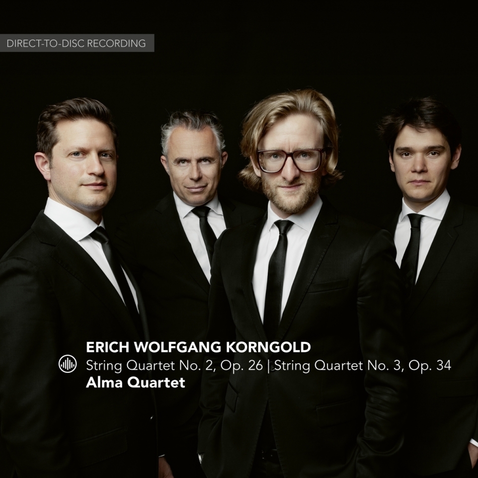Alma Quartet & Erich Wolfgang Korngold (1897-1957) - Korngold: String Quartet No. 2, Op. 26/String Quartet No. 3, Op. 34