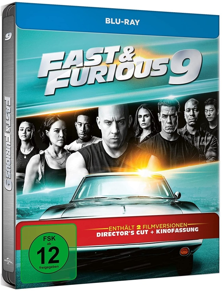 Fast & Furious 9 (2021) Director's Cut, Version Cinéma, Édition Limitée, Steelbook