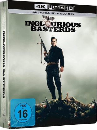 Inglourious Basterds (2009) (Limited Edition, Steelbook, 4K Ultra HD + Blu-ray)