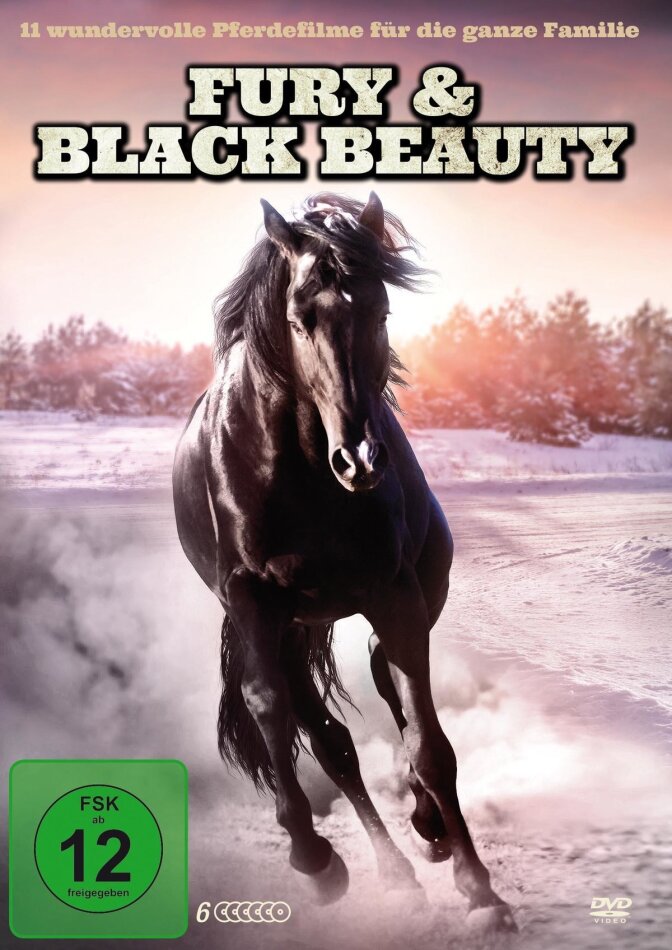 Fury & Black Beauty - 11 wundervolle Pferdefilme für die ganze Familie 6 DVDs