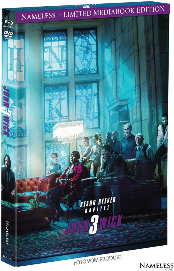 John Wick 3 - Parabellum (2019) Cover B, Limited Edition, Mediabook, Blu-ray + DVD