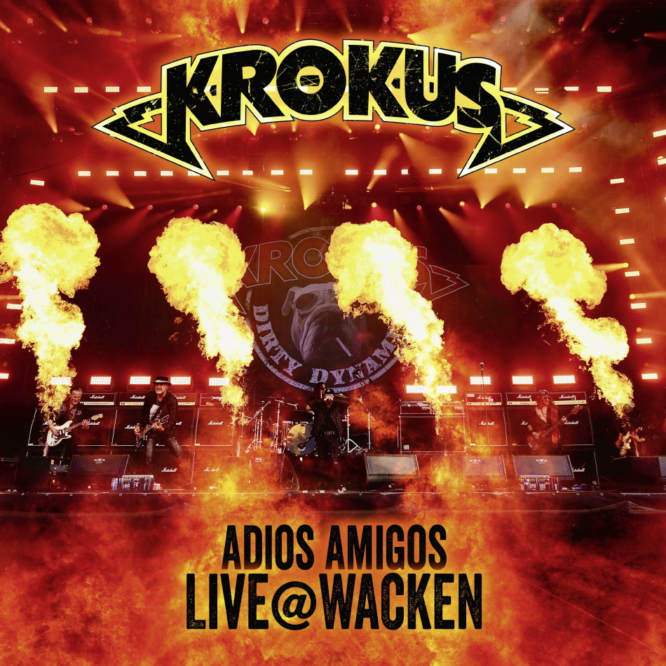 Krokus - Adios Amigos Live @ Wacken Strictly Limited, Orange Vinyl, 2 LPs