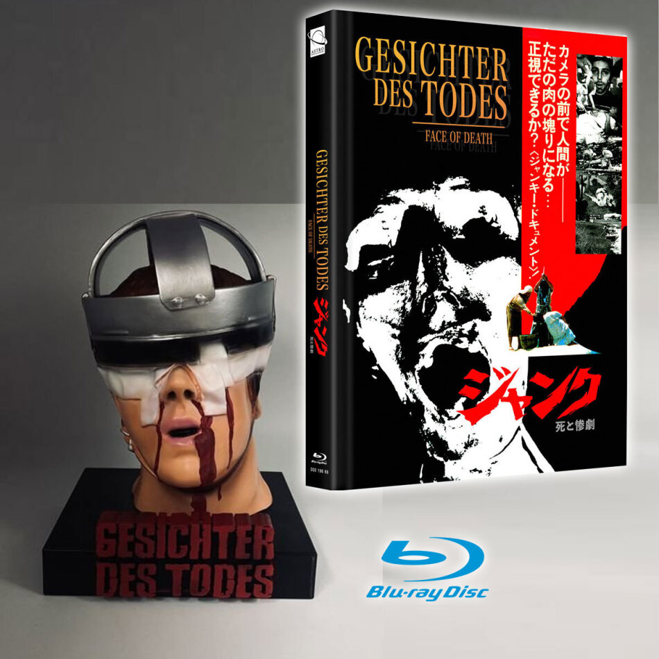 Gesichter des Todes (1978) Cover E, + Büste, Édition Limitée, Mediabook, Blu-ray + DVD