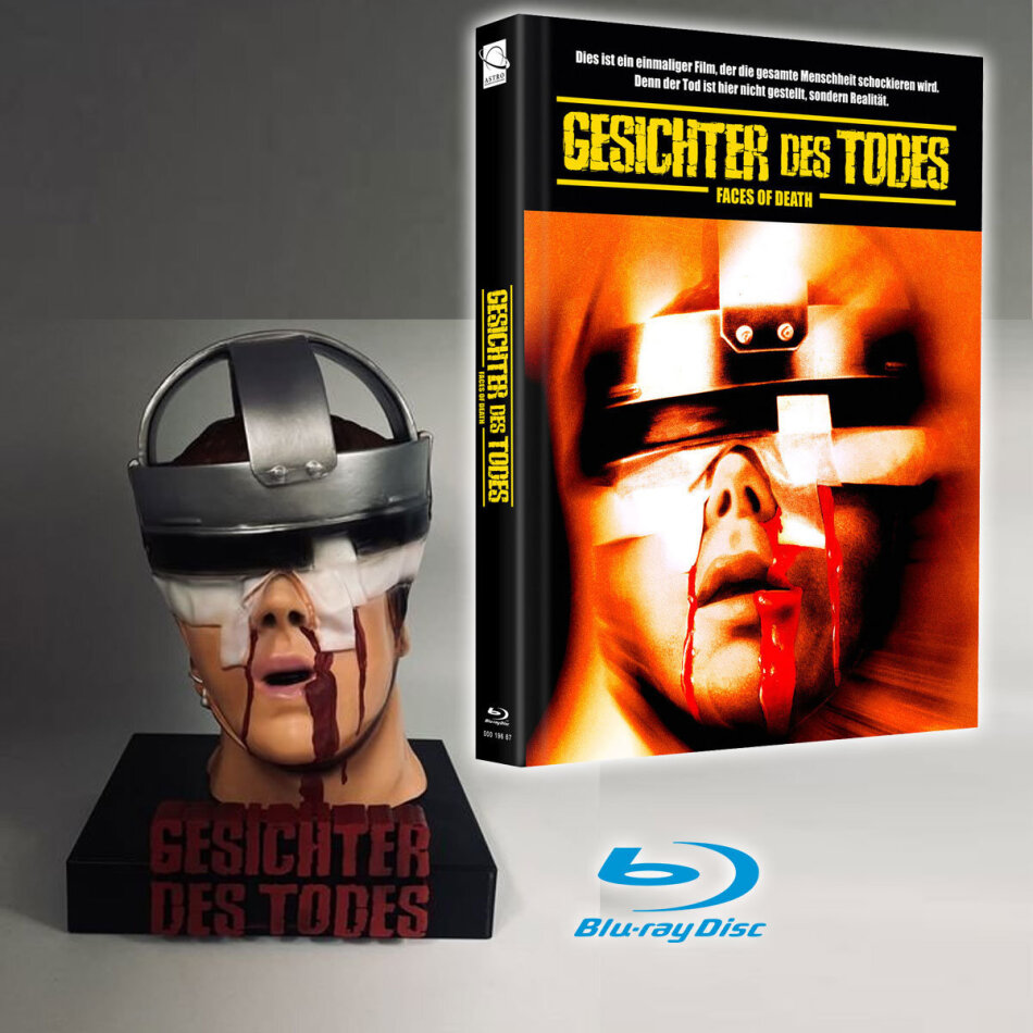 Gesichter des Todes (1978) Cover F, + Büste, Limited Edition, Mediabook, Blu-ray + DVD