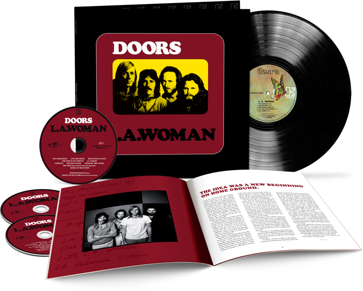 The Doors - L.A. Woman 2021 Reissue, Boxset, 50th Anniversary Edition, Deluxe Edition, LP + 3 CDs