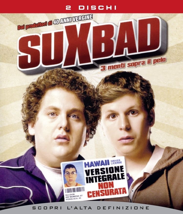 Suxbad - 3 menti sopra il pelo (2007) Versione Integrale, Uncensored, 2 Blu-rays