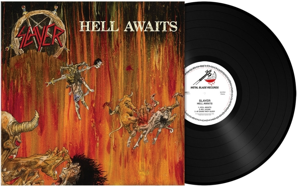 Slayer - Hell Awaits 2021 Reissue, Metalblade, Black Vinyl, LP