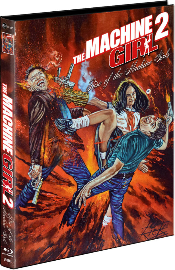 The Machine Girl 2 - Rise of the Machine Girls (2019) Cover B, Limited Edition, Mediabook, Uncut, Blu-ray + DVD