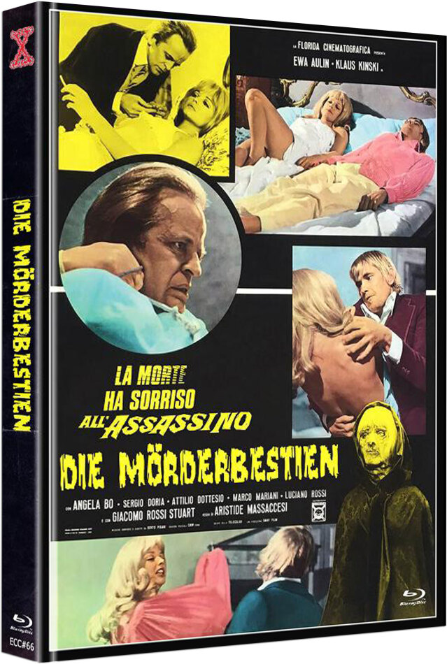 Die Mörderbestien (1973) Cover B, Eurocult Collection, Edizione Limitata, Mediabook, Uncut, Blu-ray + DVD