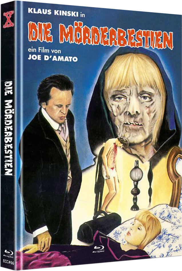 Die Mörderbestien (1973) Cover C, Eurocult Collection, Limited Edition, Mediabook, Uncut, Blu-ray + DVD