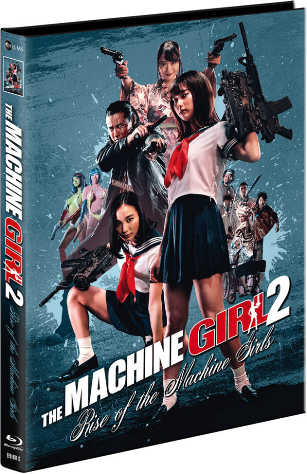 The Machine Girl 2 - Rise of the Machine Girls (2019) Cover C, Limited Edition, Mediabook, Uncut, Blu-ray + DVD