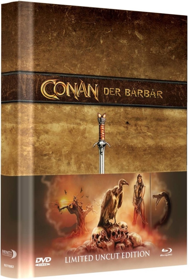 Conan (1982) Wattiert, Limited Collector's Edition, Mediabook, Uncut, Blu-ray + DVD