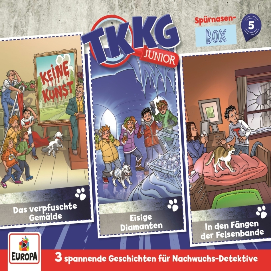 TKKG Junior - Spürnasen-Box 5 (Folgen 13,14,15) 3 CDs