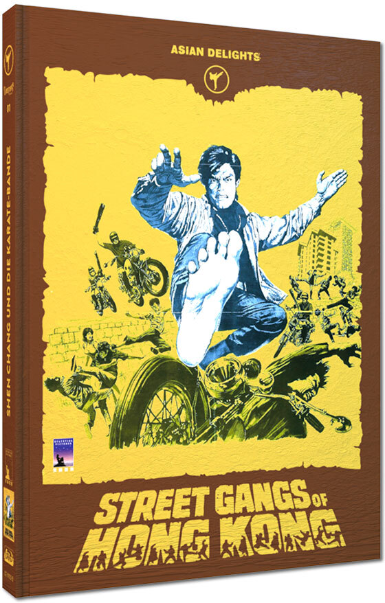 Street Gangs of Hong Kong (1973) Cover D, Édition Limitée, Mediabook, Uncut, Blu-ray + DVD