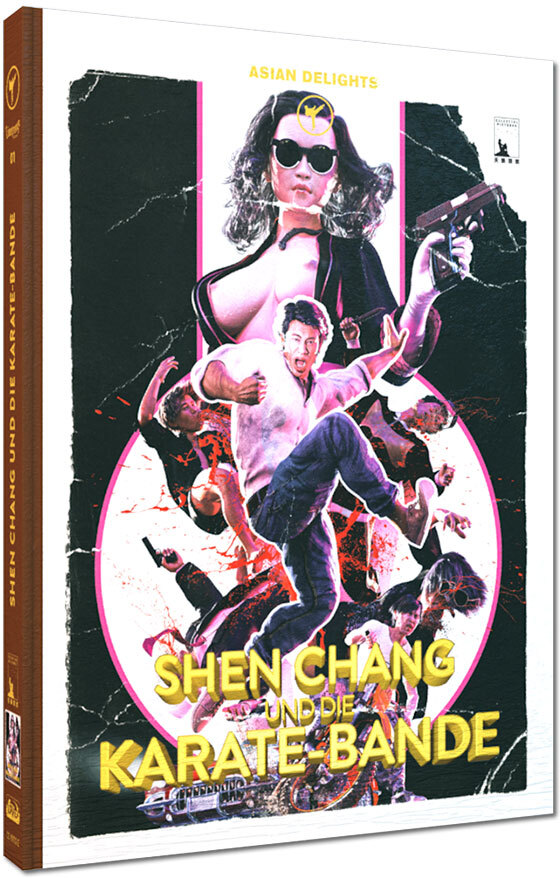Shen Chang und die Karate-Bande (1973) Cover E, Limited Edition, Mediabook, Uncut, Blu-ray + DVD